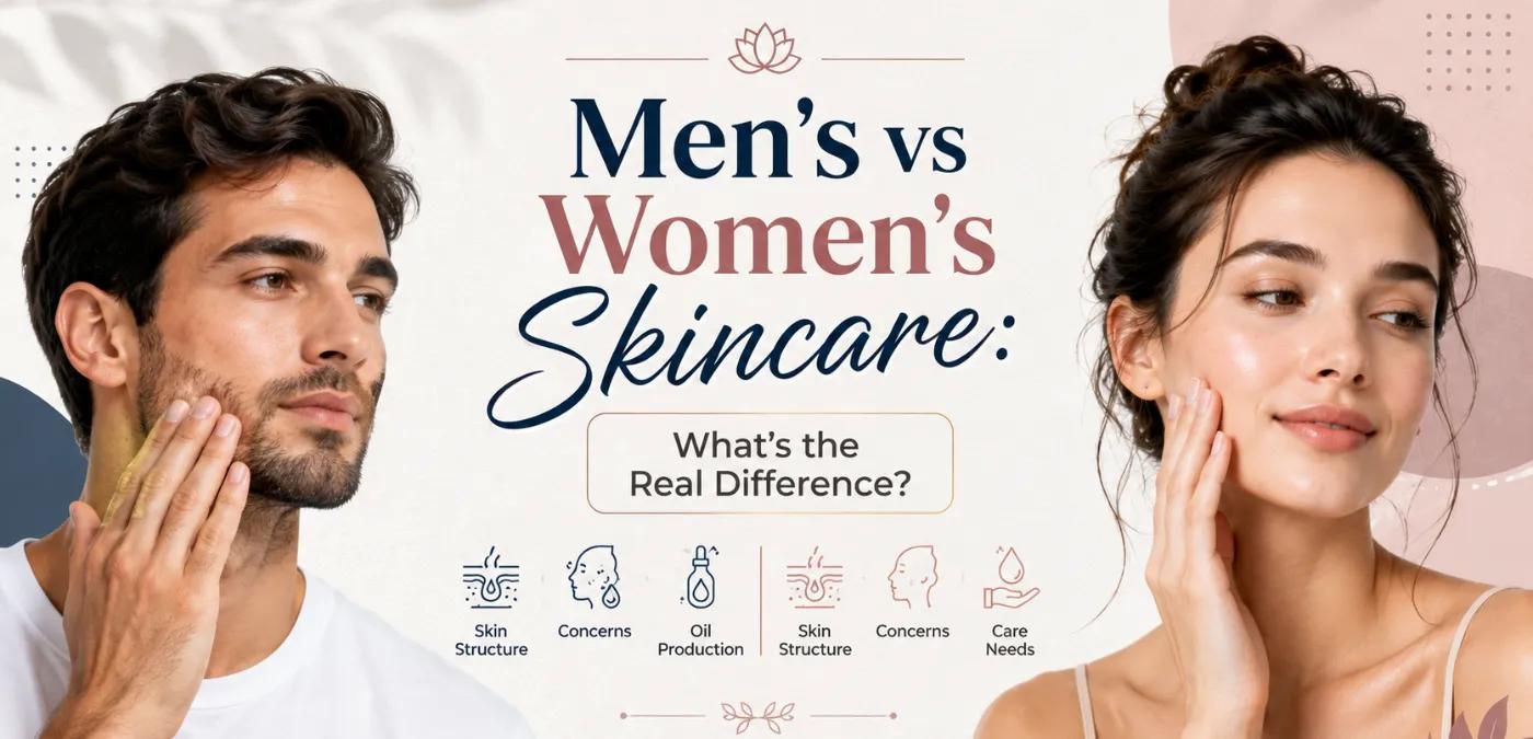Men vs Women Skincare: What Really Changes for Your Skin?